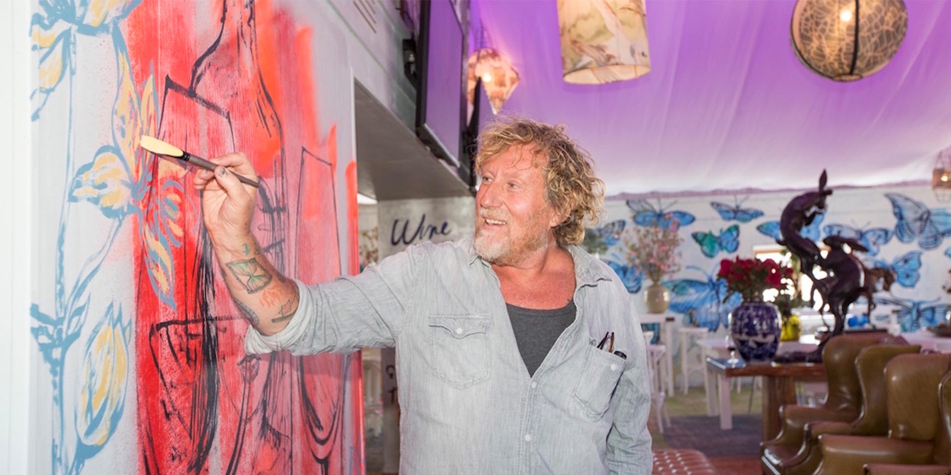 David Bromley Creates the Wolf Blass Birdcage Marquee