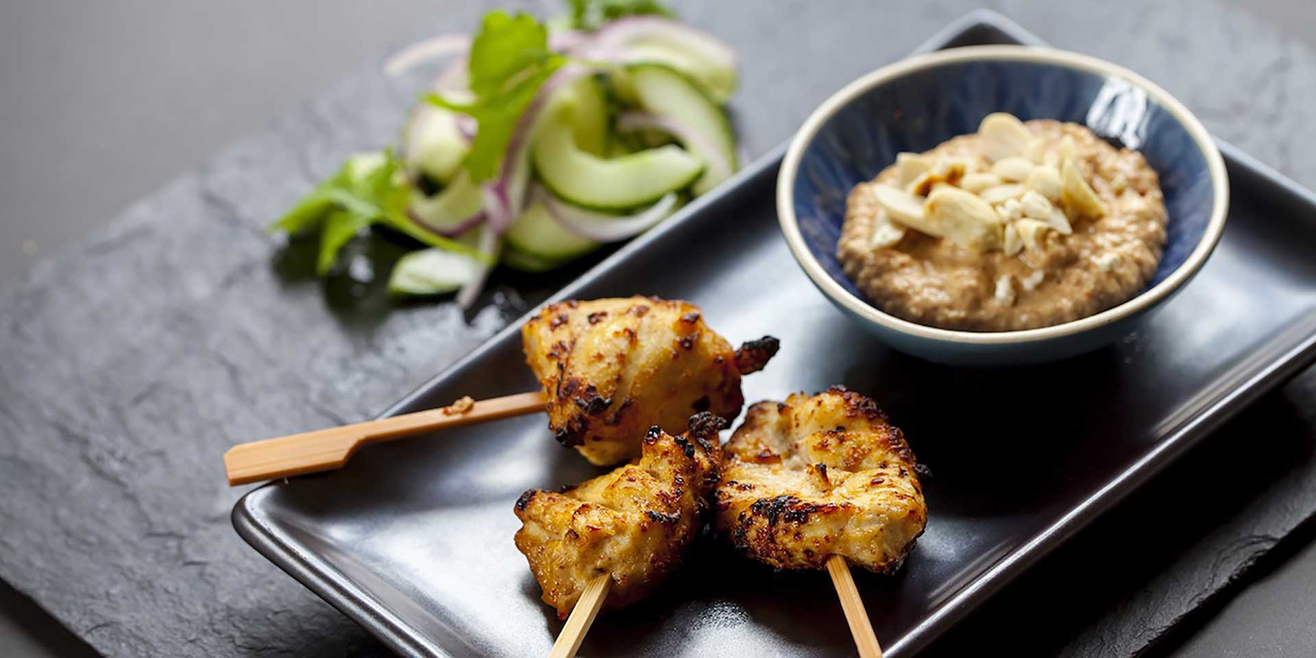 Balinese Chicken Satay with Peanut Sauce Wine & Food Recipes Wolf